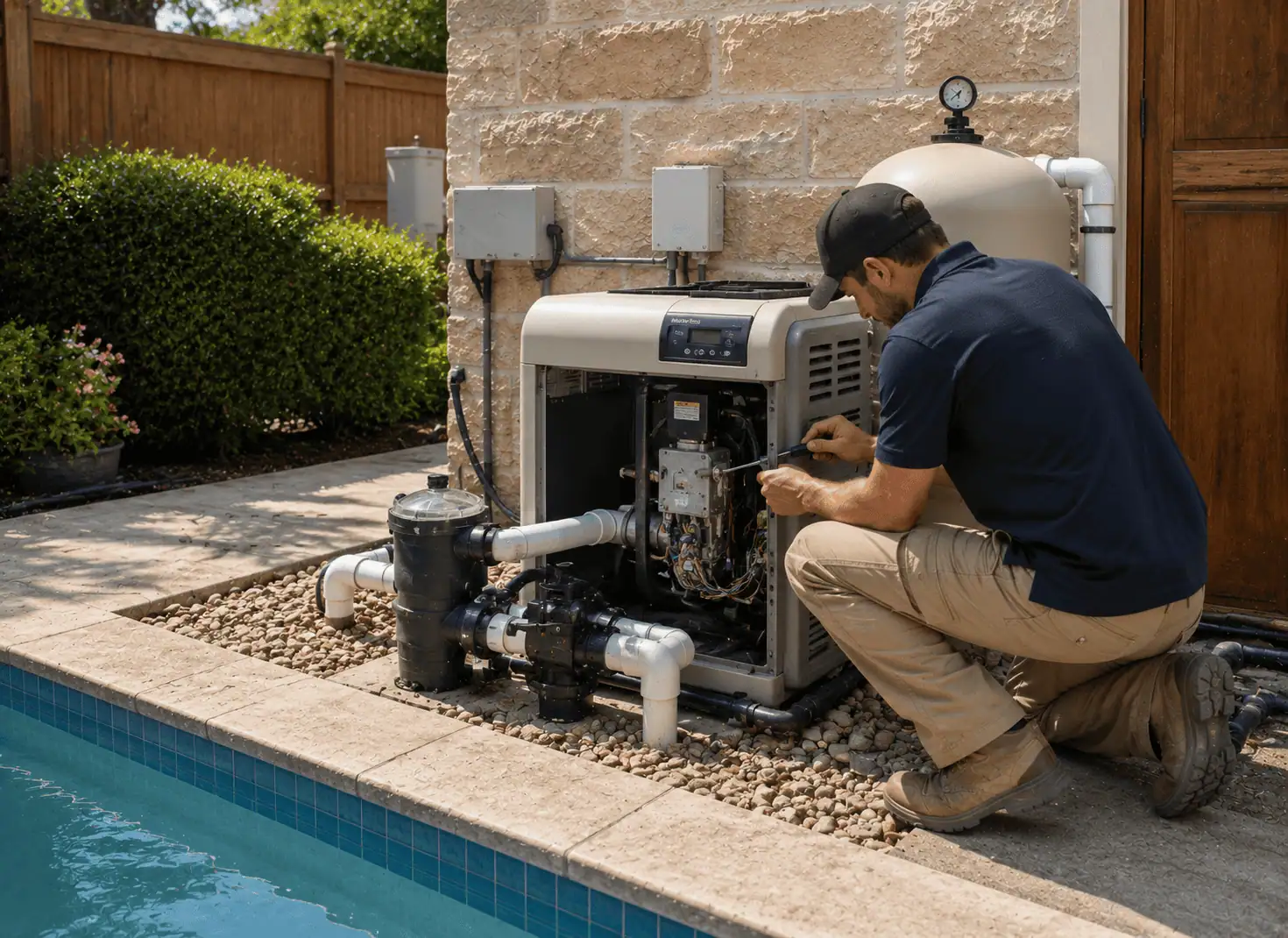 Pool Heater Repair in Houston TX